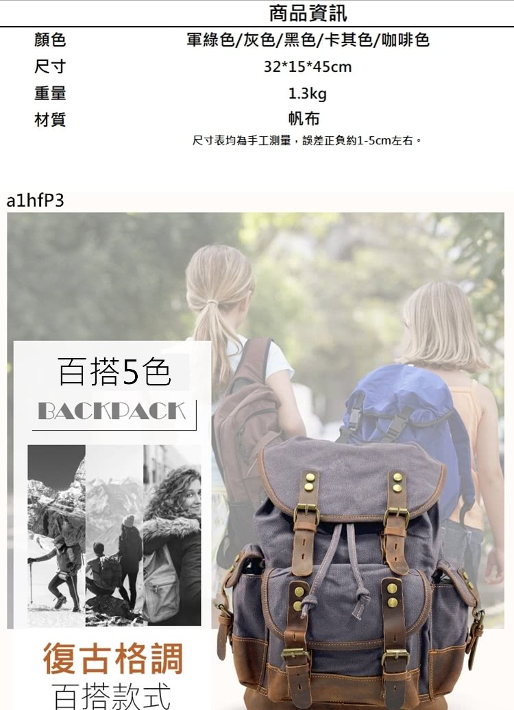 尺寸表均為手工測量,誤差正負約15cm左右。