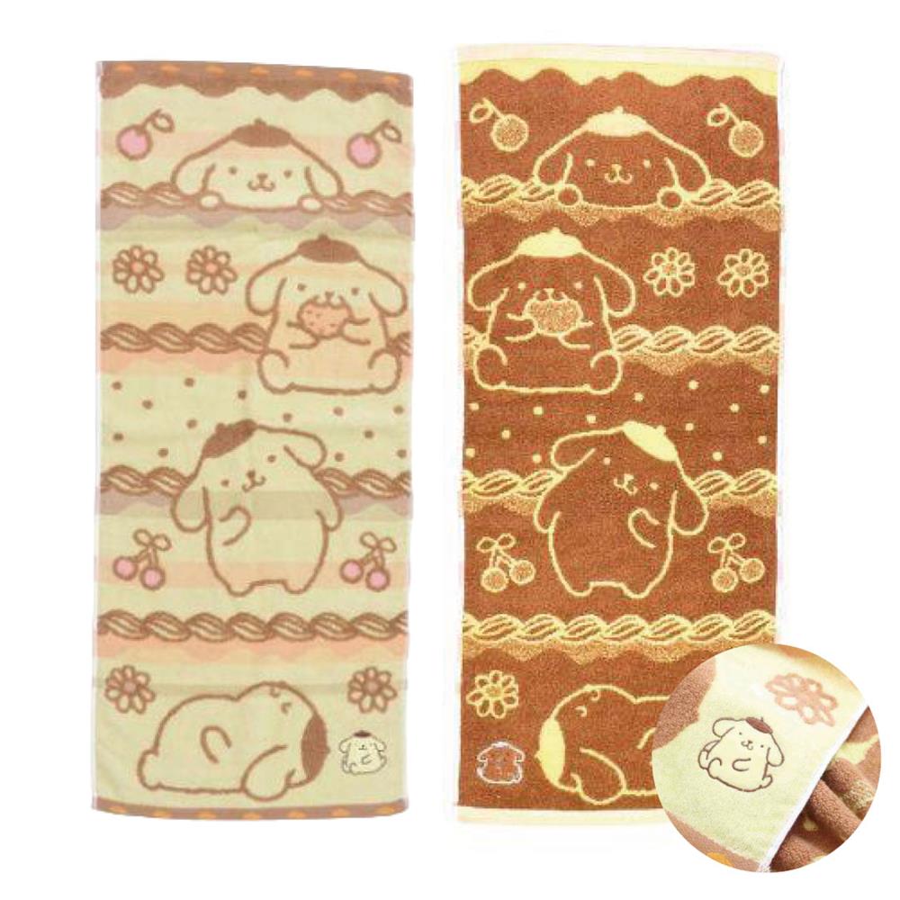 小禮堂 Sanrio 三麗鷗 棉質長毛巾 34x80cm -