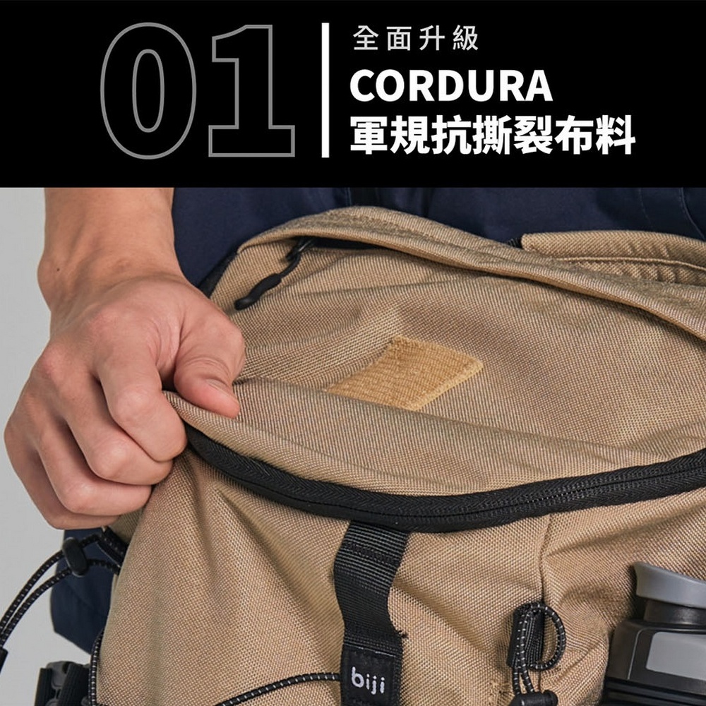 全面升級 軍規抗撕裂布料 