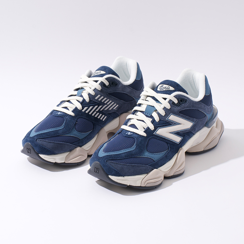 NEW BALANCE 9060 男鞋 藍色 運動 網布 緩