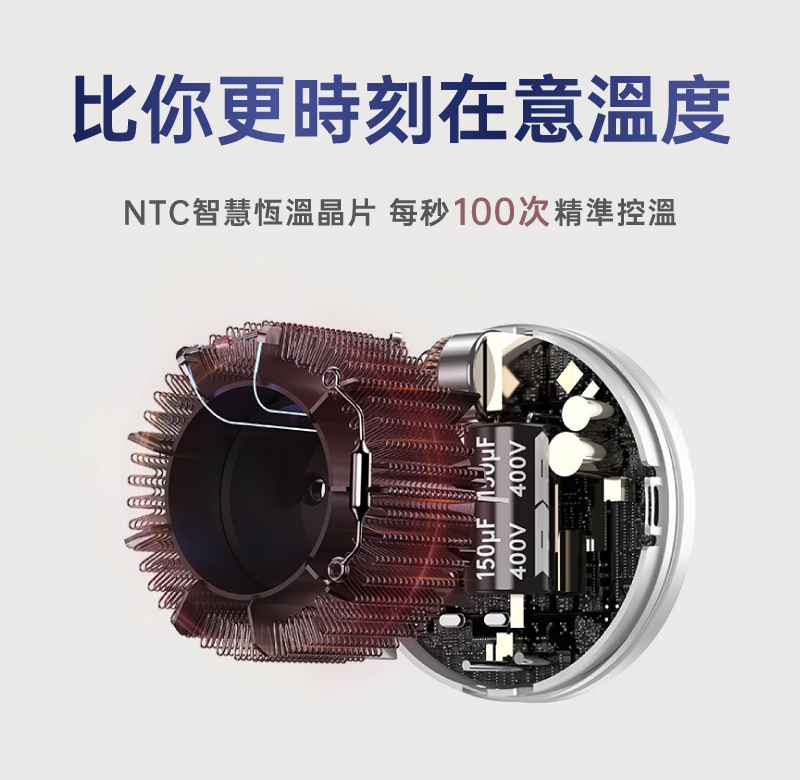 NTC智慧恆溫晶片 每秒100次精準控溫 比你更時刻在意溫度 