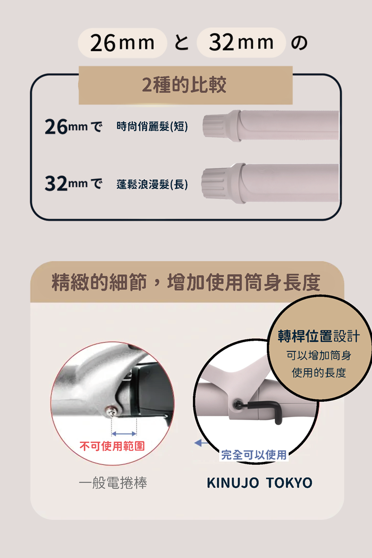 KINUJO 磨砂陶瓷電棒 - 詳情2