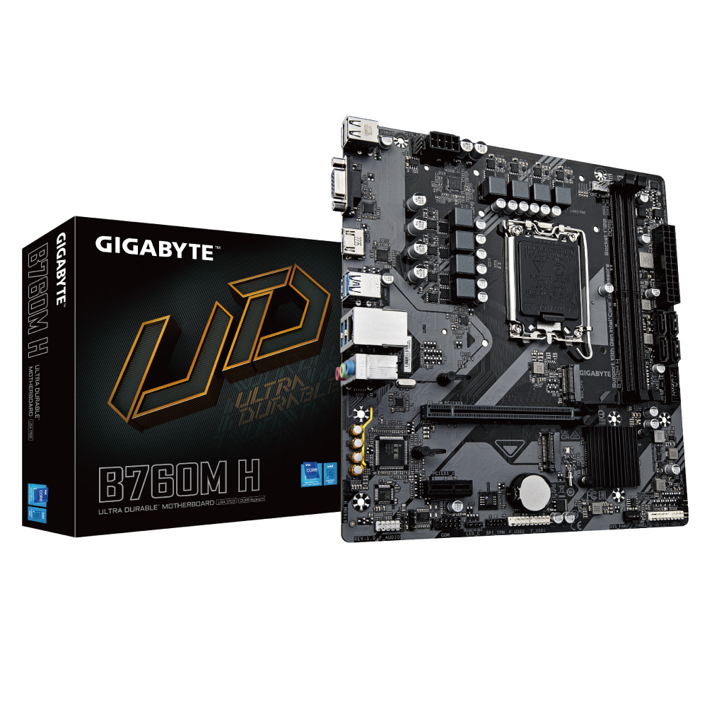 GIGABYTE 技嘉 技嘉 B760M H DDR5 主機