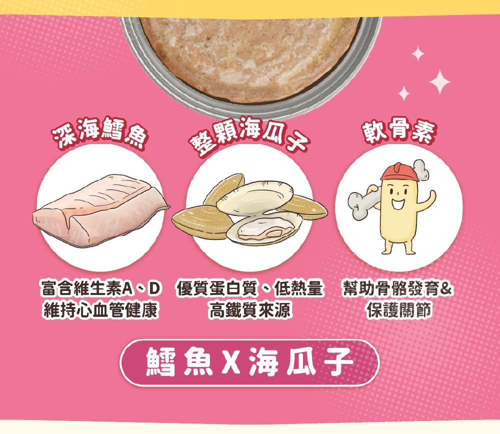 富含維生素A、D 優質蛋白質、低熱量