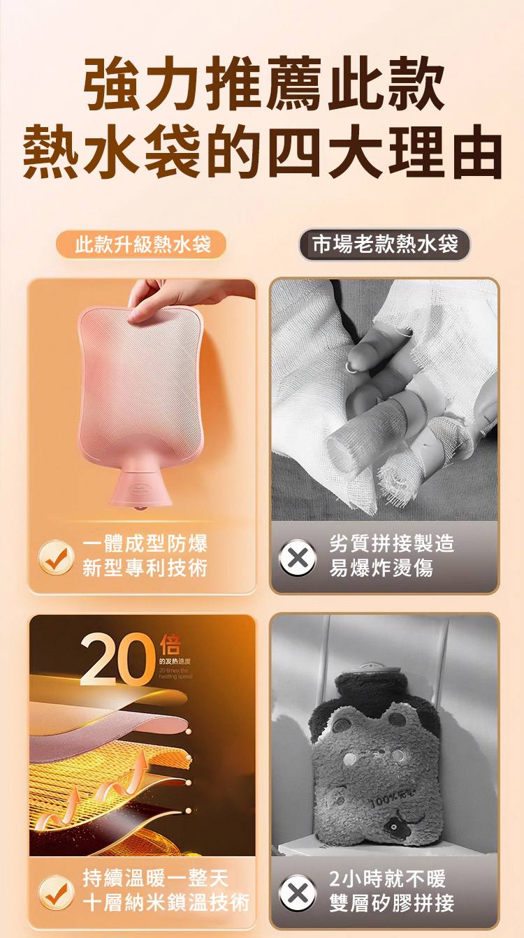 熱水袋的四大理由