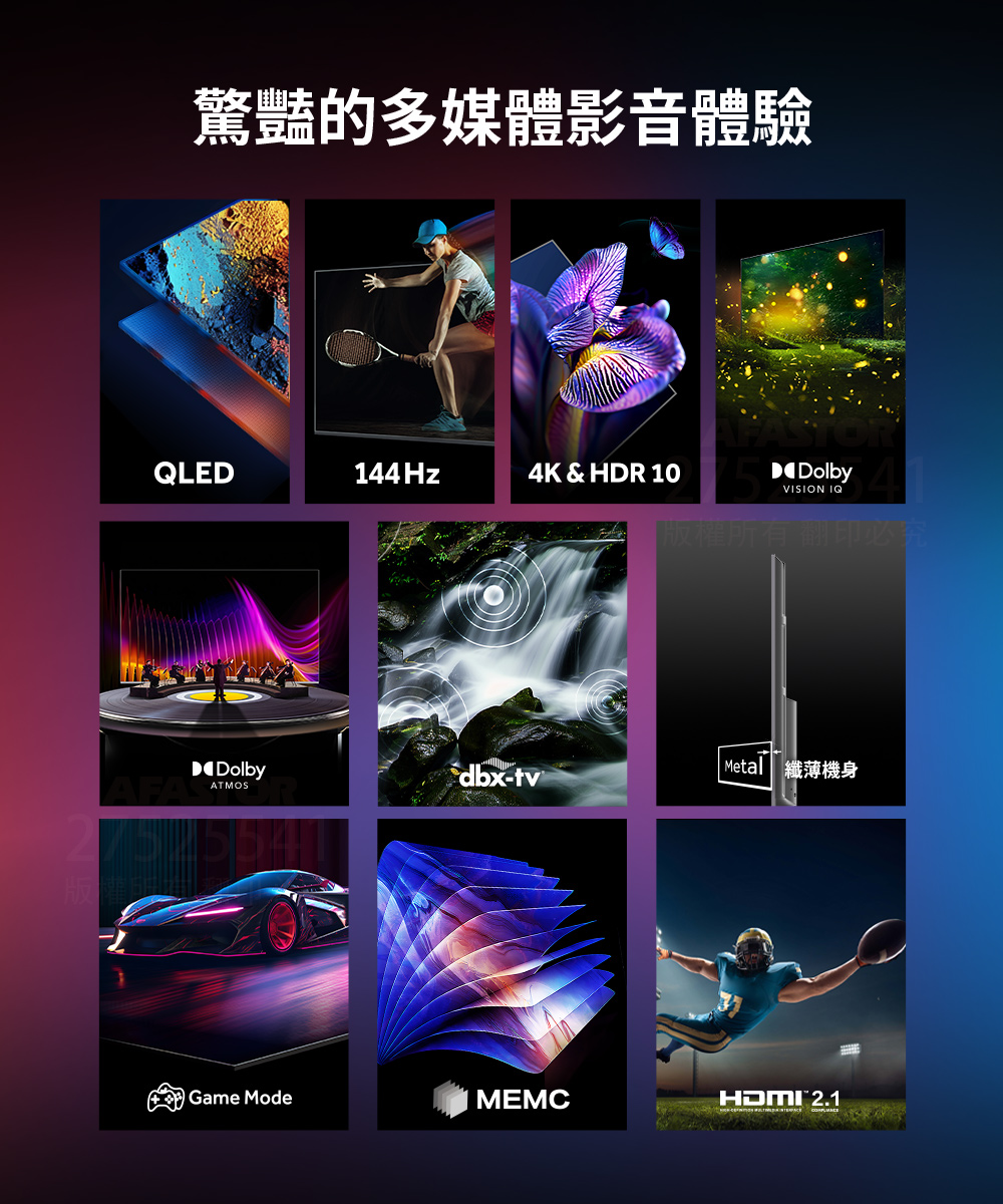 Haier 海爾 75型 4K QLED 144Hz Goo