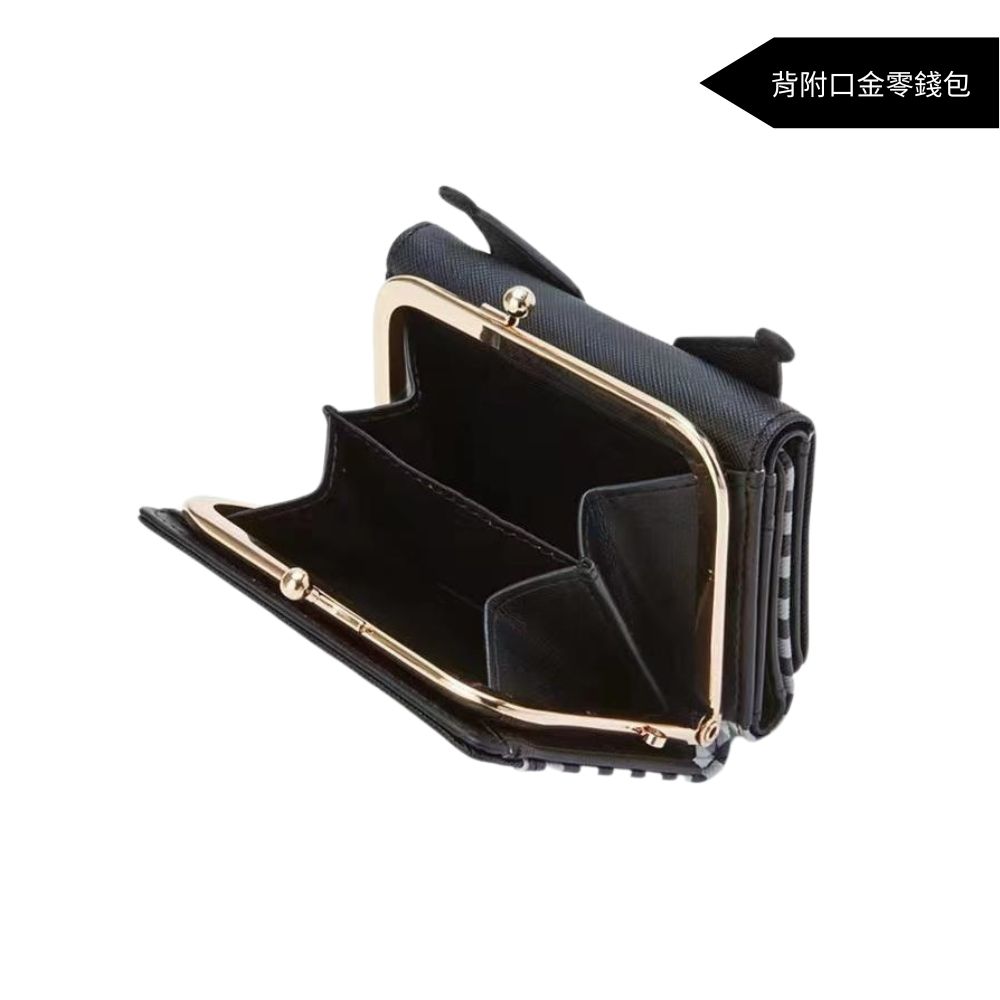 背附口金零錢包 