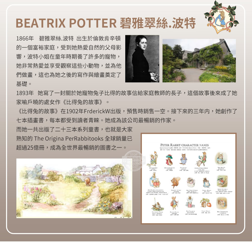 PETER RABBIT 比得兔與V&A博物館 豐盛季節-法