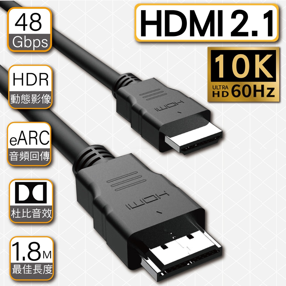 HDMI影音傳輸線2.1版好評推薦