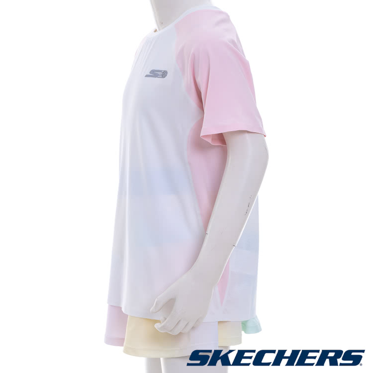 SKECHERS 女童短袖衣(P324G073-005N) 