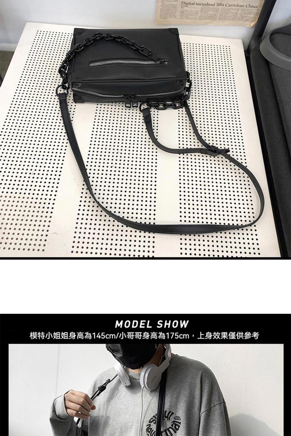 模特小姐姐身高為145cm小哥哥身高為175cm,上身效果僅供參考 