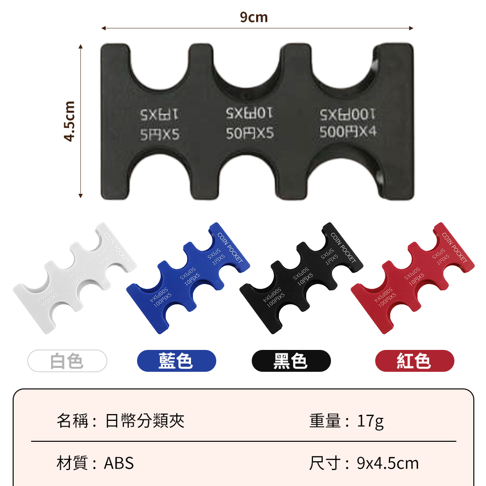 名稱日幣分類夾