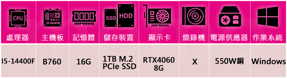 華碩平台 i5 十核 GeForce RTX 4060 Wi