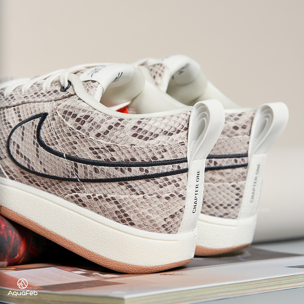 NIKE 耐吉】Book 1 EP LEA Python 男鞋棕色實戰緩震運動蛇紋鱗片籃球鞋