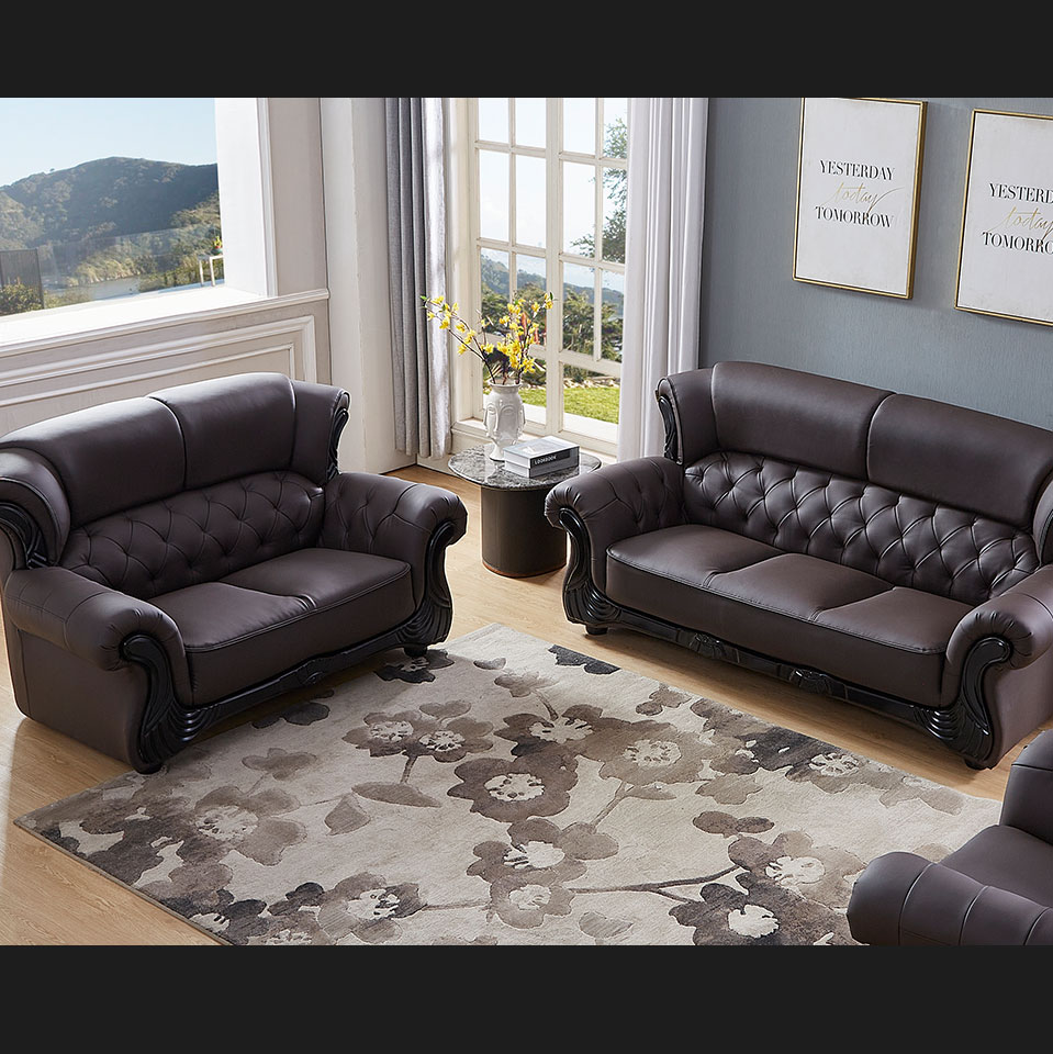 YKSHOUSE 豪華法式2+3人座獨立筒皮沙發組品牌優惠