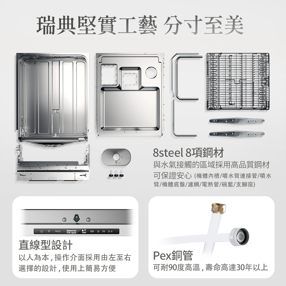 可保證安心機體內槽噴水臂連接管噴水