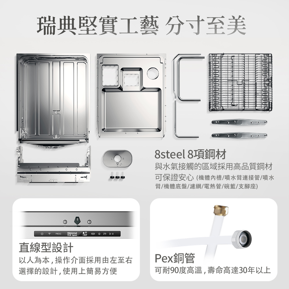 可保證安心機體內槽噴水臂連接管噴水