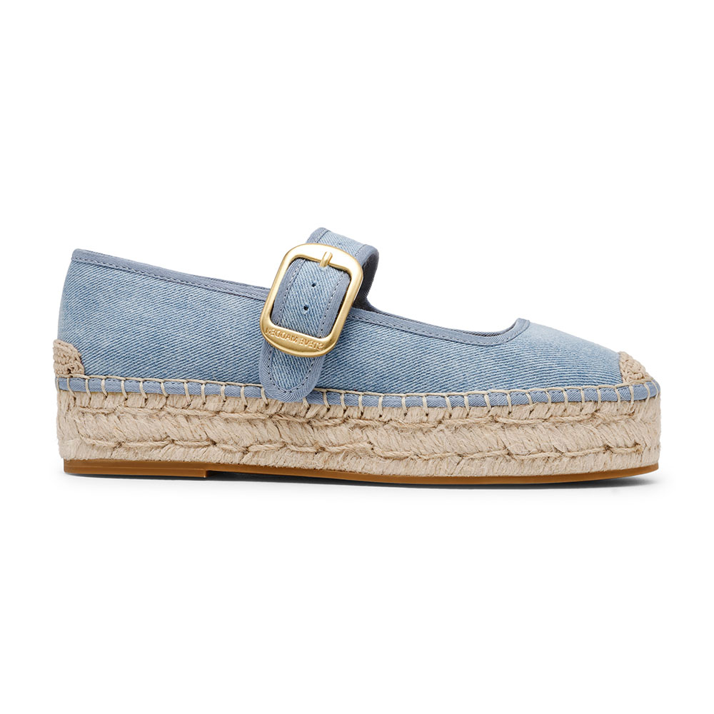 steve madden CAYMEN 草編厚底休閒瑪麗珍鞋