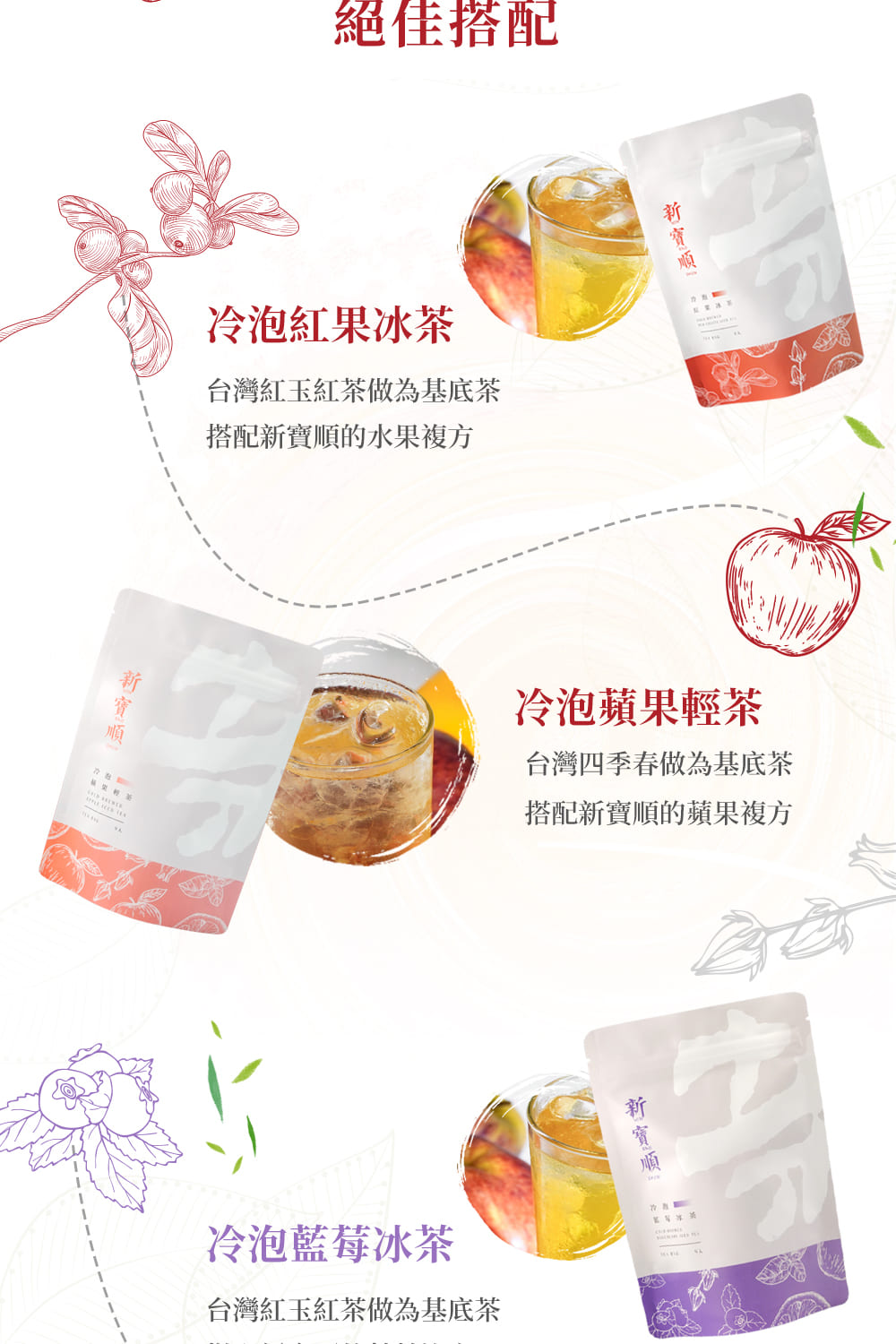 台灣紅玉紅茶做為基底茶