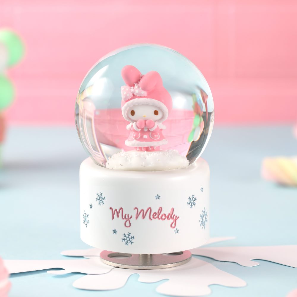 JARLL 讚爾藝術 My Melody 冬日溫情 水晶球音