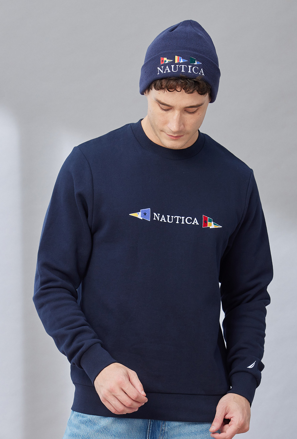 NAUTICA 品牌彩色旗幟針織毛帽(藍色) 推薦 NAUTICA 品牌彩色旗幟針織毛帽(藍色) 推薦