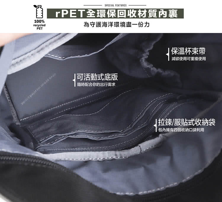 rPET全環保回收材質內裏