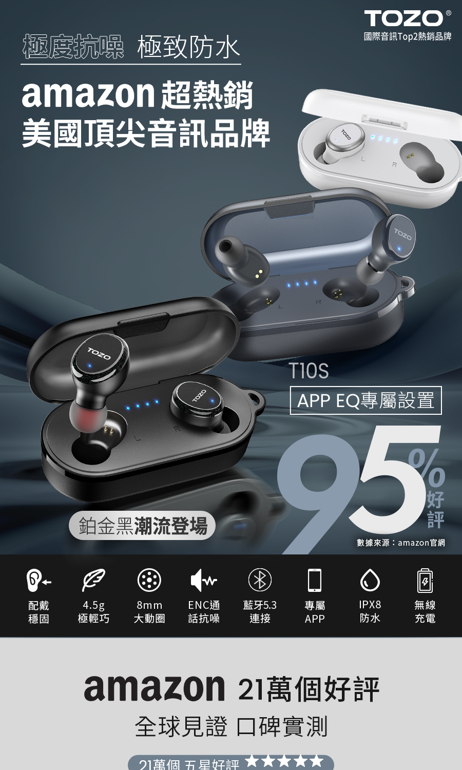 amazon 21萬個好評