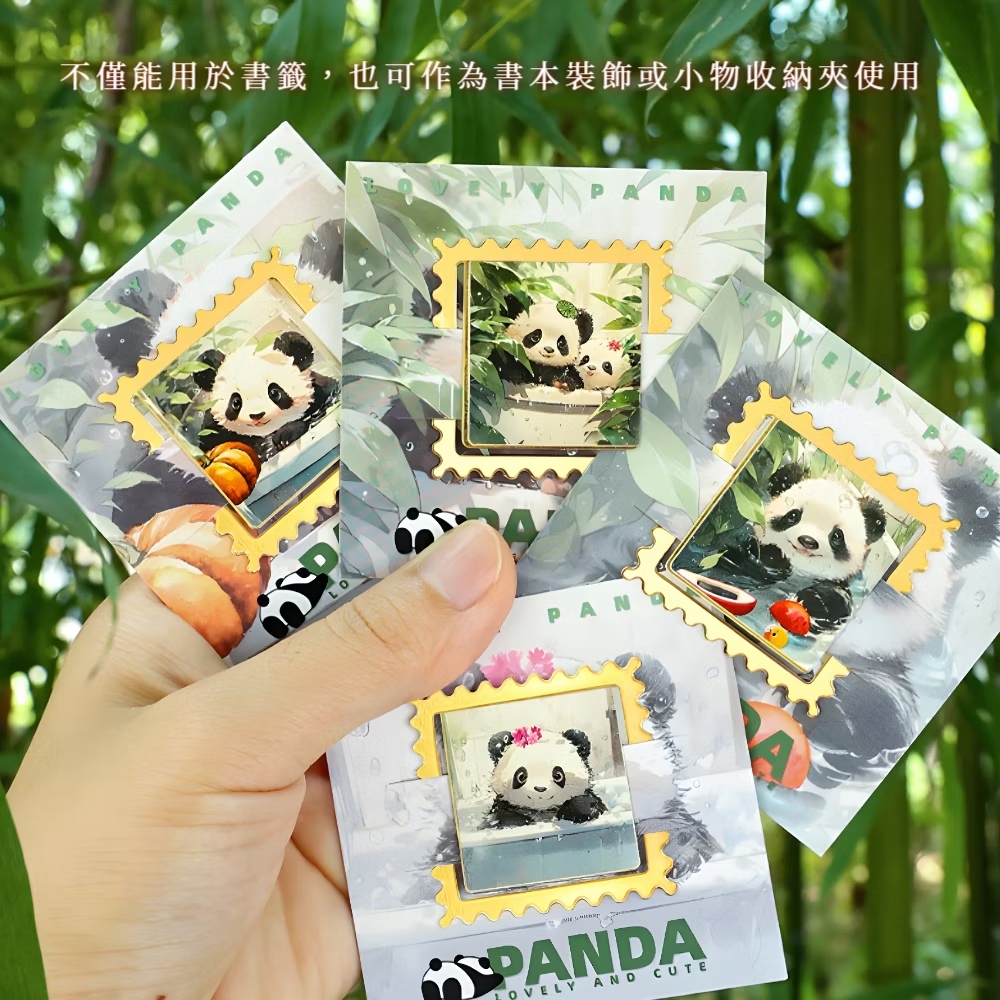 不僅能用於書籤,也可作為書本裝飾或小物收納夾使用 