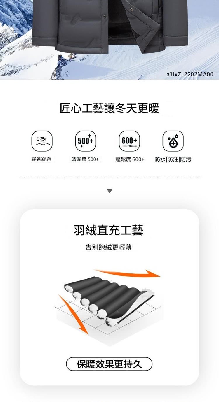 蓬鬆度600 防水防油防污