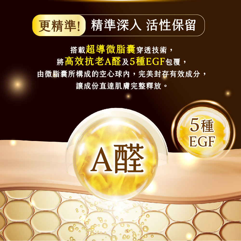 由微脂囊所構成的空心球內,完美封存有效成分,