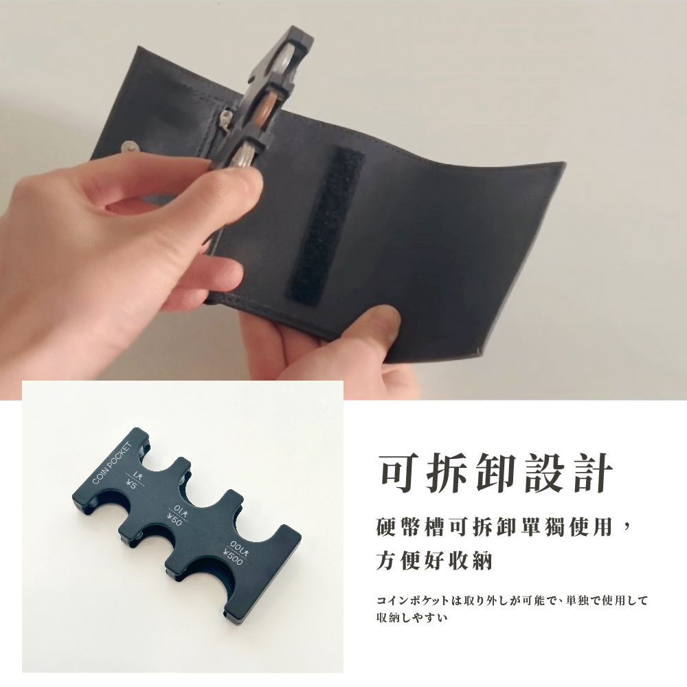 硬幣槽可拆卸單獨使用,