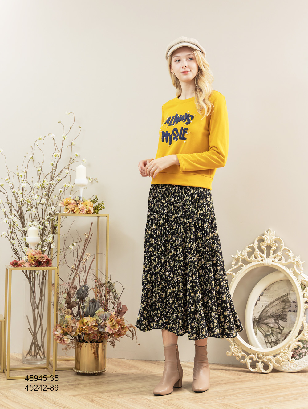 Iris Girls 艾莉詩 慢旅行毛繡棉質上衣-2色(45