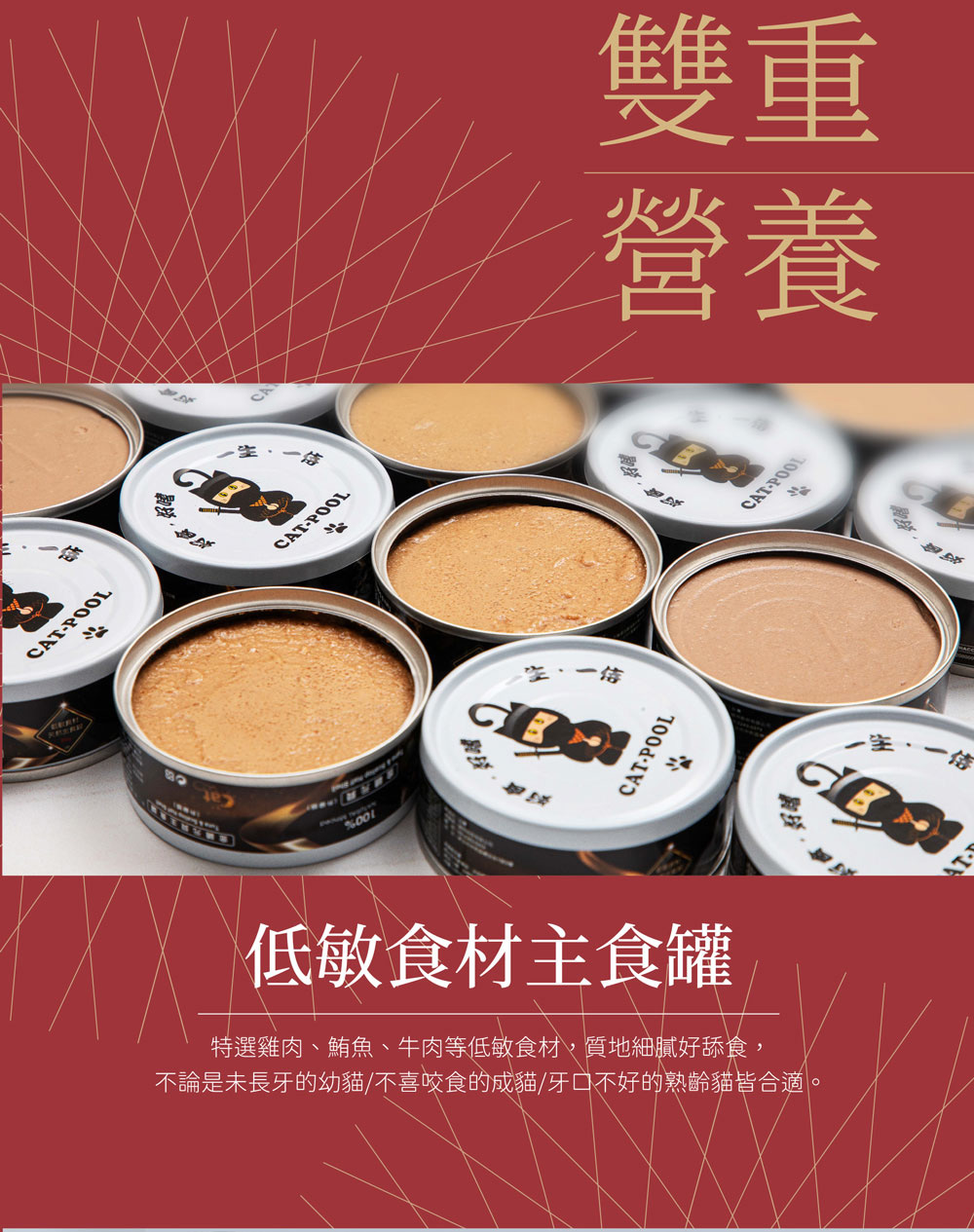 不論是未長牙的幼貓不喜咬食的成貓牙口不好的熟齡貓皆合適。