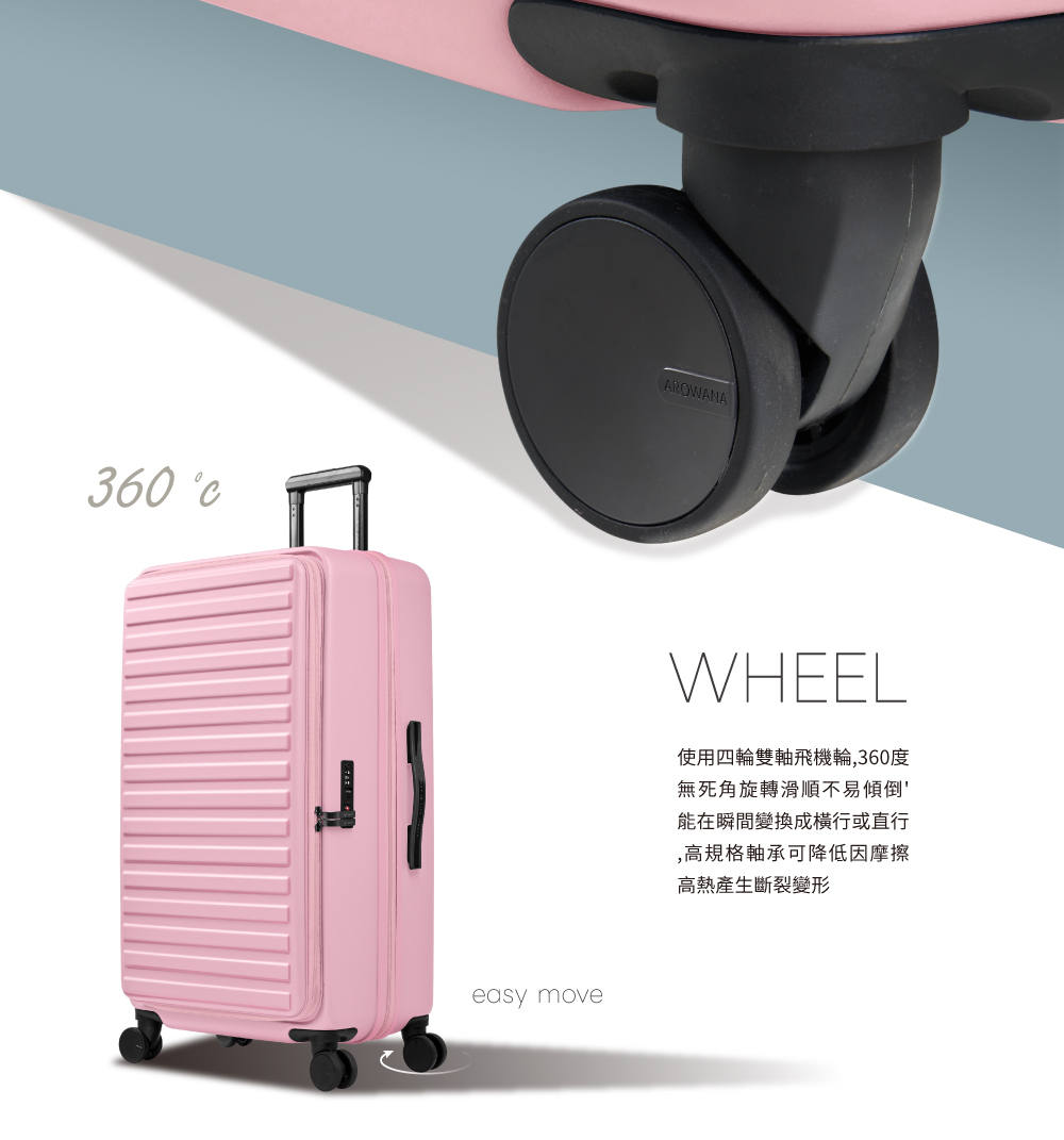 ä½¿ç¨åè¼ªéè»¸é£æ©è¼ª,360åº¦ ç¡æ­»è§æè½æ»é ä¸æå¾å è½å¨ç¬éè®æææ©«è¡æç´è¡ ,é«è¦æ ¼è»¸æ¿å¯éä½å æ©æ¦ é«ç±ç¢çæ·è£è®å½¢ 