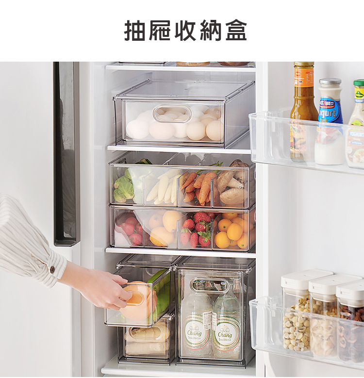 isona 6L 抽屜收納盒 透明收納盒 可疊加 儲藏盒 分