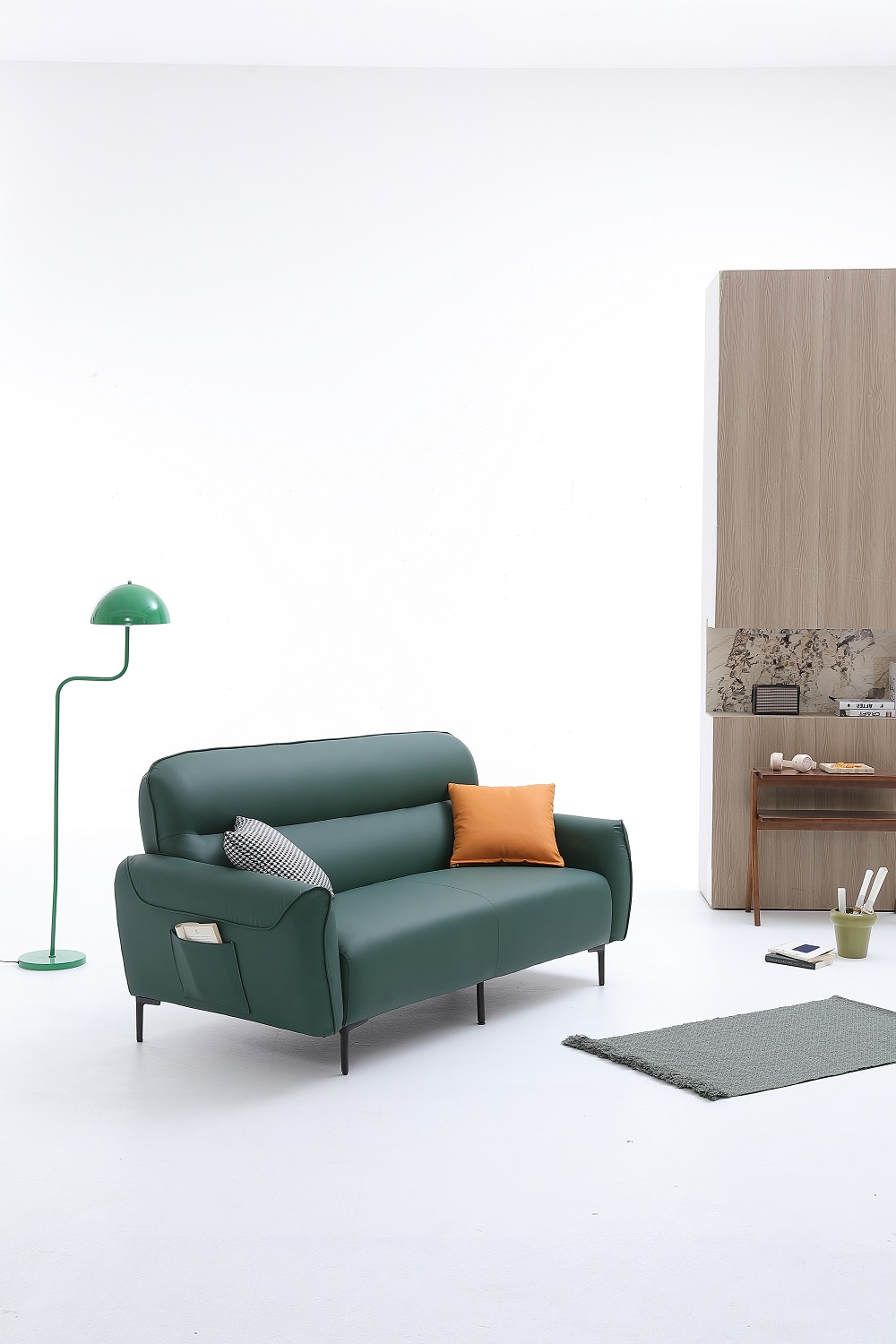 MUNA 家居 580-11型貓抓皮三人沙發(沙發 皮沙發 