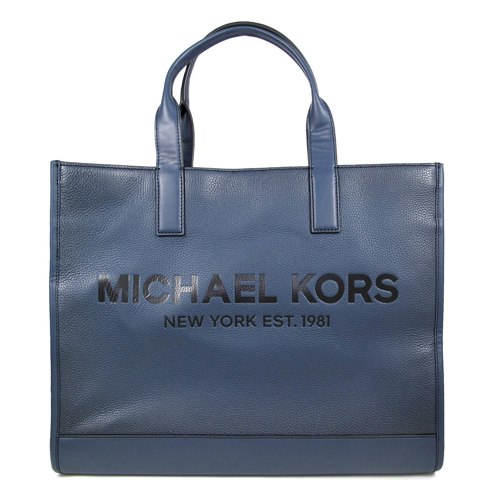 Michael Kors 男款 壓印LOGO荔枝紋皮革大款手