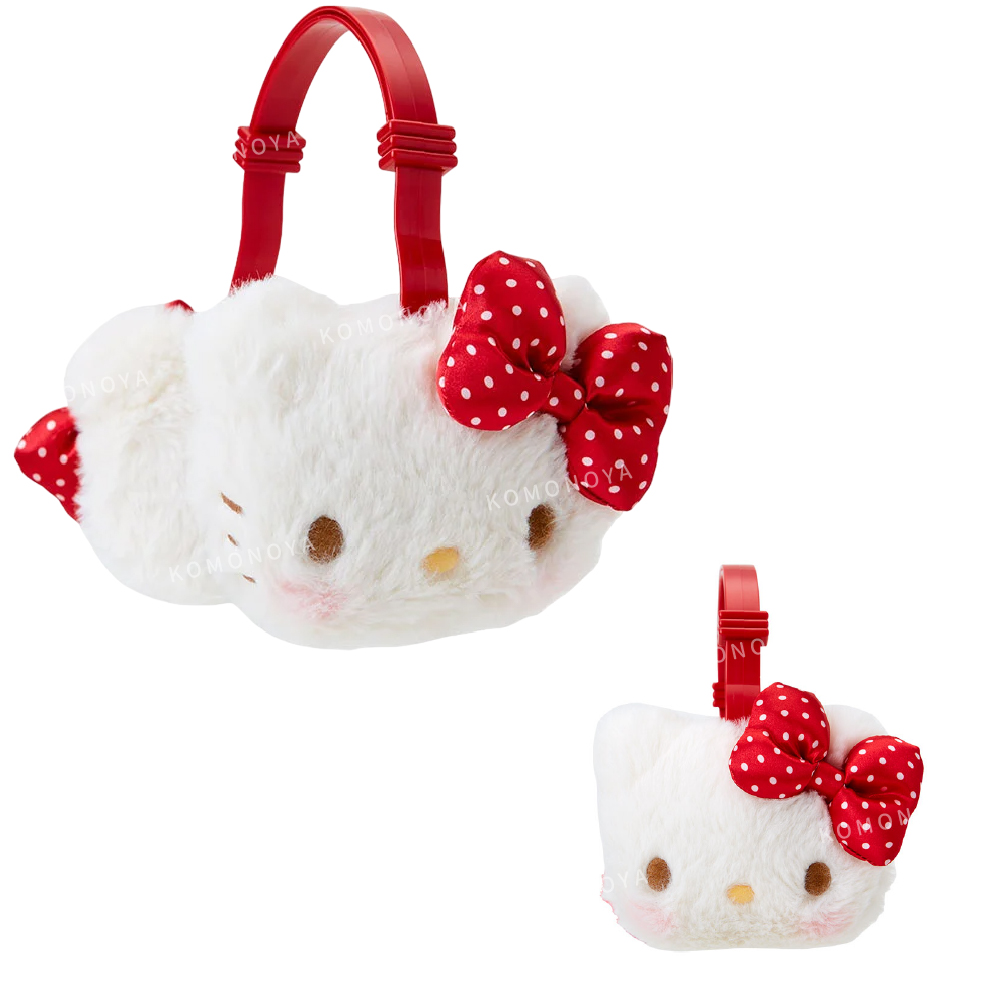 小禮堂 Sanrio 三麗鷗 兒童絨毛造型耳罩 - 大臉 冬