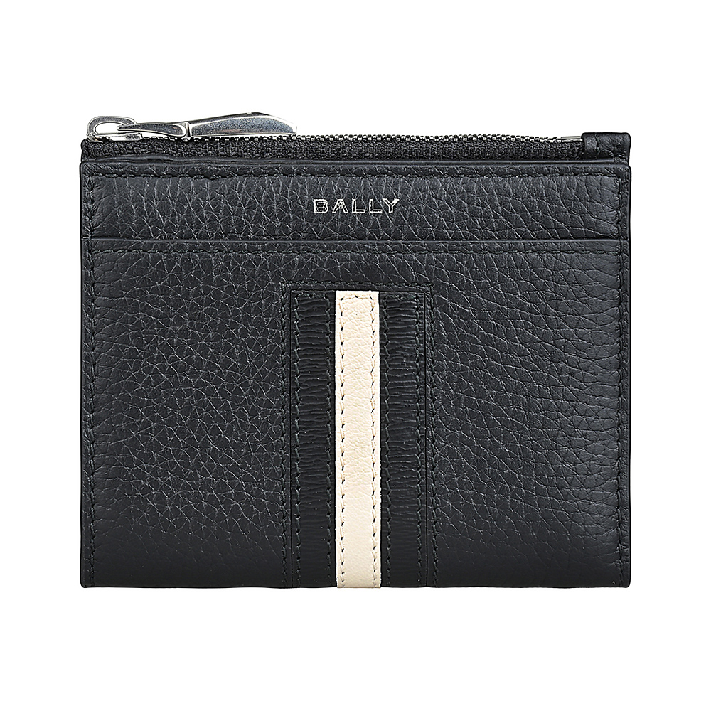 BALLY BALLY RIBBON經典燙印銀字LOGO黑白