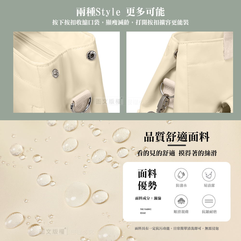 面料具有一定抗污功能,日常簡單清洗即可,無需浸泡