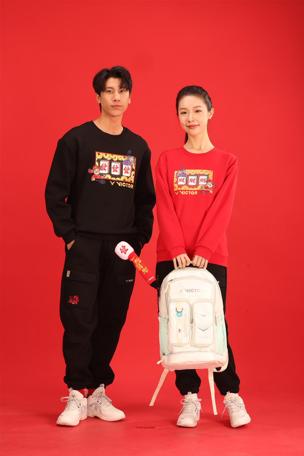 VICTOR 勝利體育 2025 平步青雲系列 針織大學T(