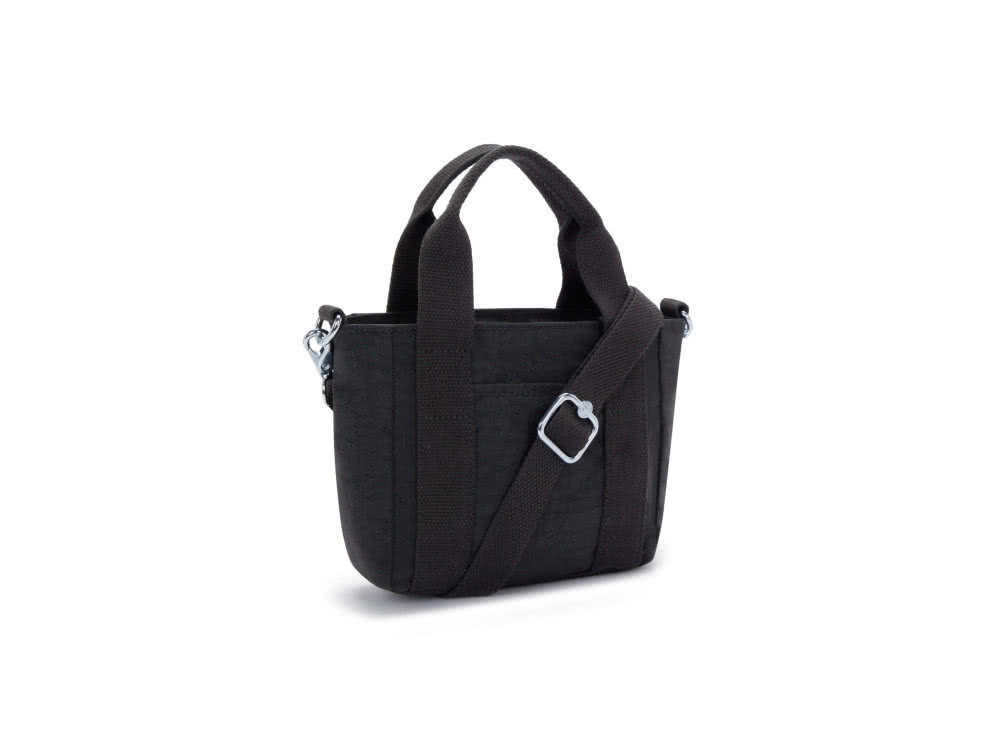 KIPLING官方旗艦館 率性曜石黑手提側背兩用包-JAYL