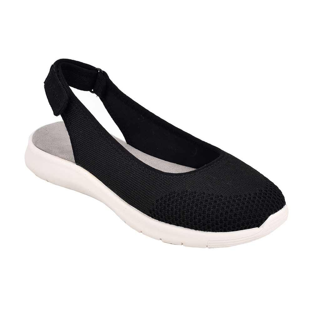 Easy Spirit GRACEE2 輕量黏帶裸跟涼鞋(黑