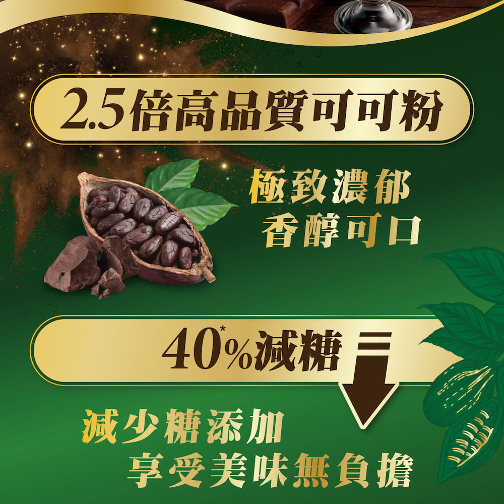 2.5倍高品質可可粉