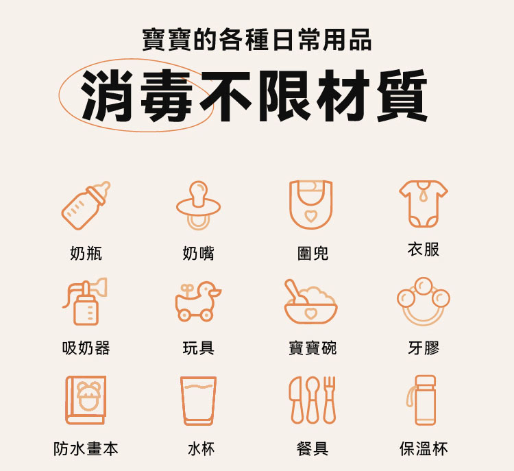 寶寶的各種日常用品