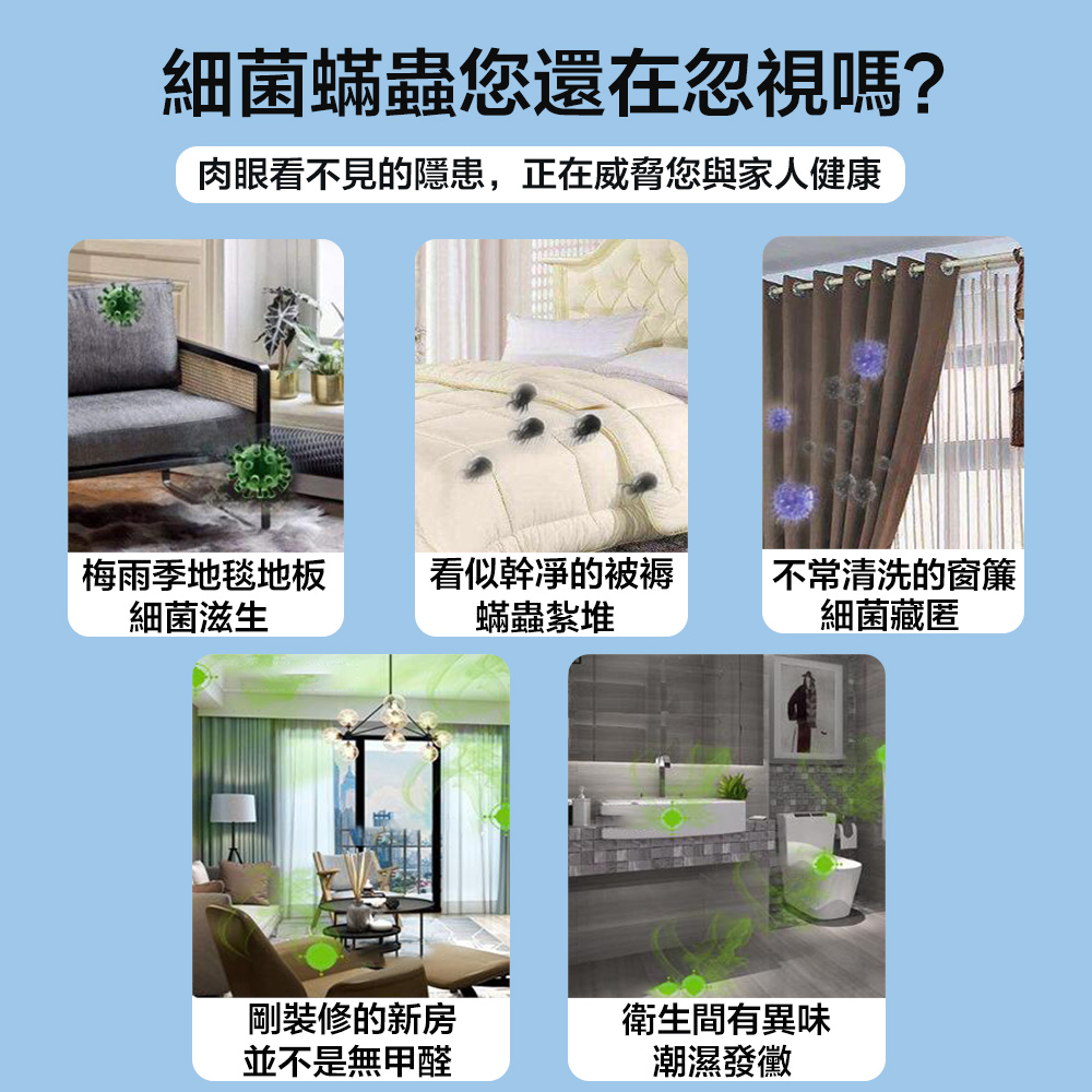 肉眼看不見的隱患,正在威脅您與家人健康