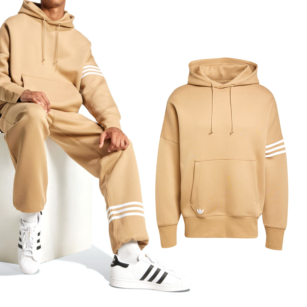 adidas 愛迪達 NEU C HD 男款 卡其色 寬鬆 