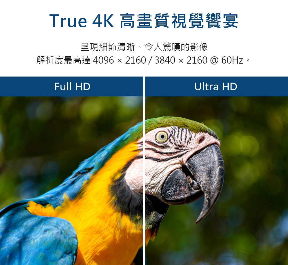 ATEN 2 埠 True 4K HDMI 影音分配器(VS