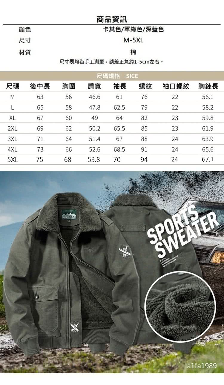 尺寸表均為手工測量,誤差正負約15cm左右。
