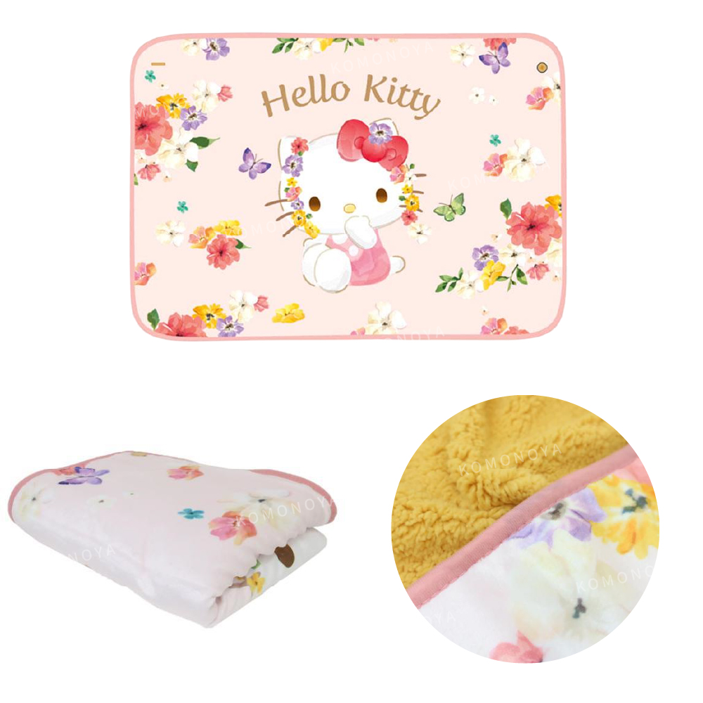 小禮堂 Sanrio 三麗鷗 披肩毛毯 100x70cm -